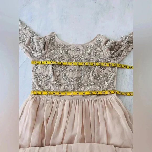 Anthropologie BHLDN Aidan Mattox Giada Dress Size US 6 - Picture 13 of 16